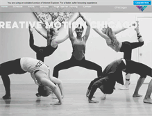 Tablet Screenshot of creativemotionchicago.com